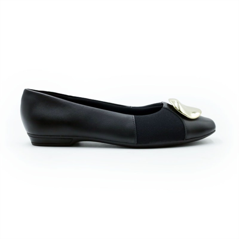 FEMININO SAPATILHA BICO REDONDO USAFLEX  UC05004001 PRETO