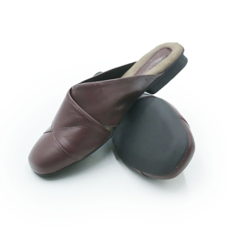 FEMININO SAPATO MULE AYEAYE 6081620 NP MALBEC