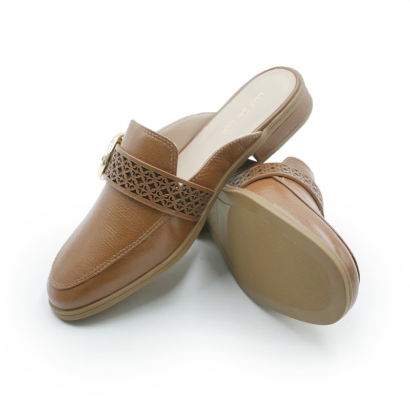 FEMININO SAPATO MULE LUZ DA LUA  60390018 ATACAMA AMBAR