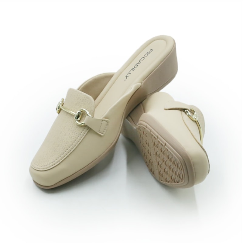 FEMININO SAPATO MULE PICCADILLY  143264 6 BRULE