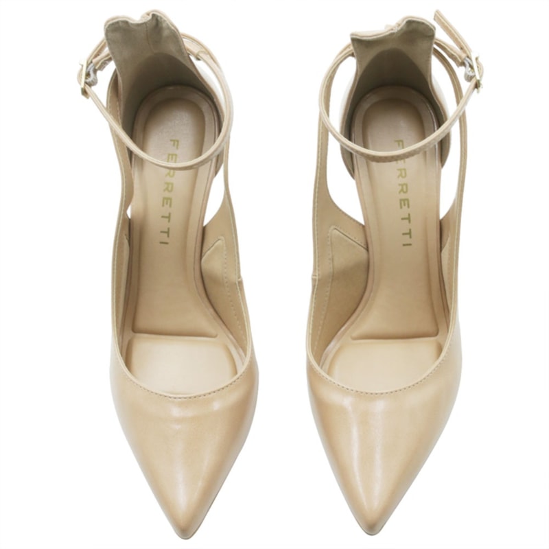 FEMININO SCARPIN ALTO FERRETTI 526210971 MADRI CAPUCCINO