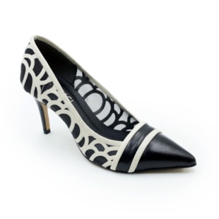 FEMININO SCARPIN ALTO LORRACI REAL 8643 PELICA PRETO