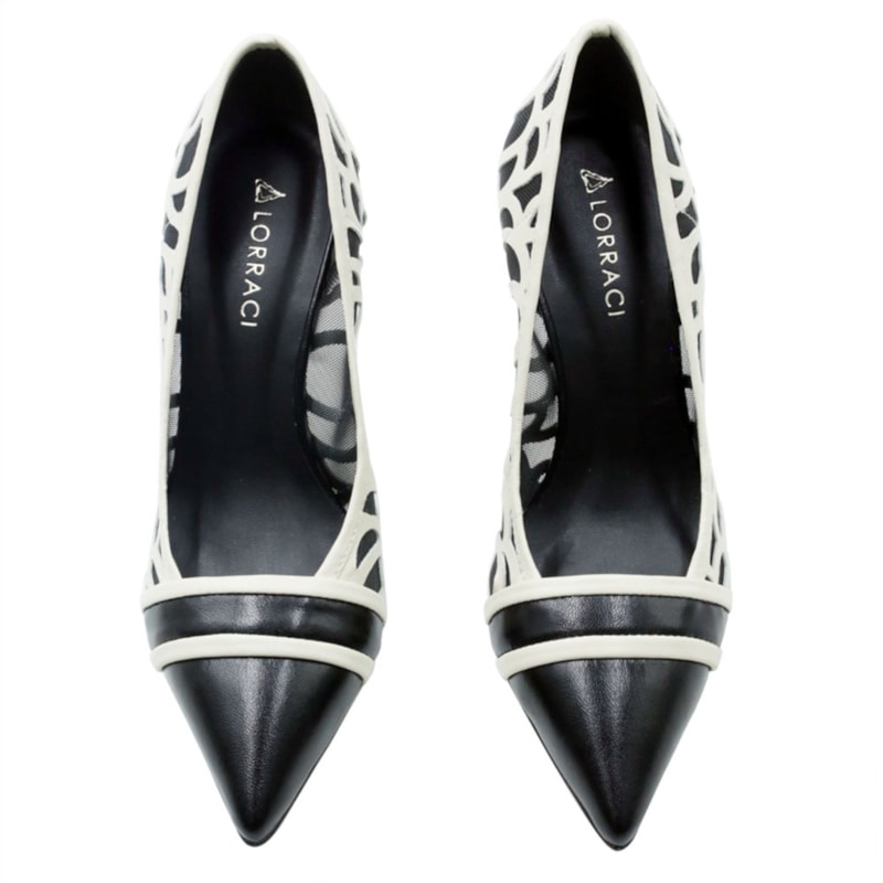 FEMININO SCARPIN ALTO LORRACI REAL 8643 PELICA PRETO