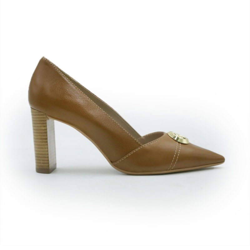 FEMININO SCARPIN ALTO LUZ DA LUA 80230061 2 CARAMELO