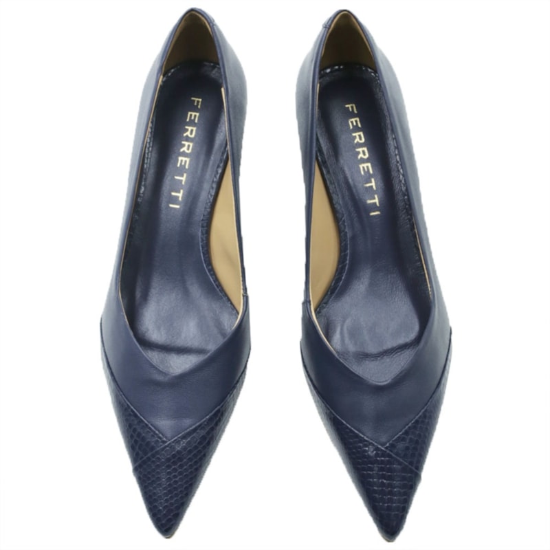 FEMININO SCARPIN BAIXO FERRETTI  34901 SNAKE GALAX