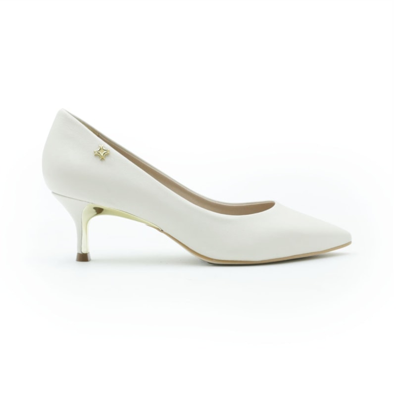 FEMININO SCARPIN BAIXO LUZ DA LUA  58060700 5 PANNA