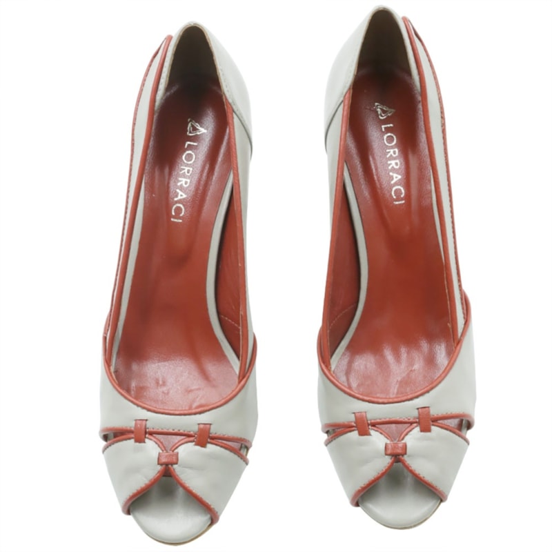 FEMININO SCARPIN MEDIO LORRACI KAL 8615 PELICA ALUMINIO