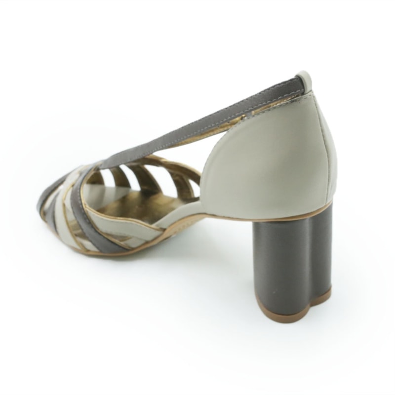 FEMININO SCARPIN MEDIO LORRACI KALIL 8514 MESTICO CHOCOLATE