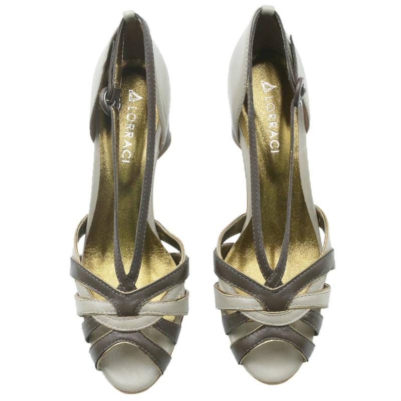 FEMININO SCARPIN MEDIO LORRACI KALIL 8514 MESTICO CHOCOLATE