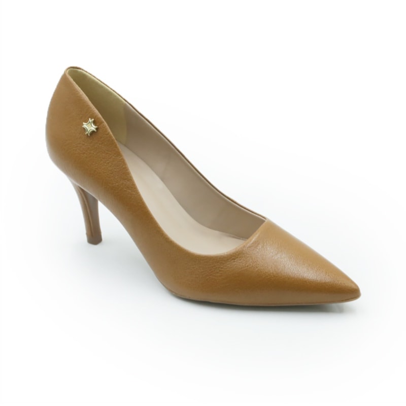 FEMININO SCARPIN MEDIO LUZ DA LUA 56121000 62 CARAMELO
