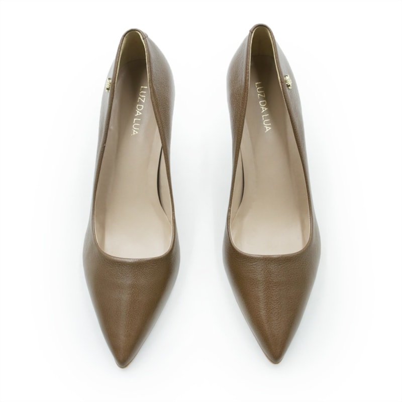 FEMININO SCARPIN MEDIO LUZ DA LUA 56121000 64 ESPRESSO