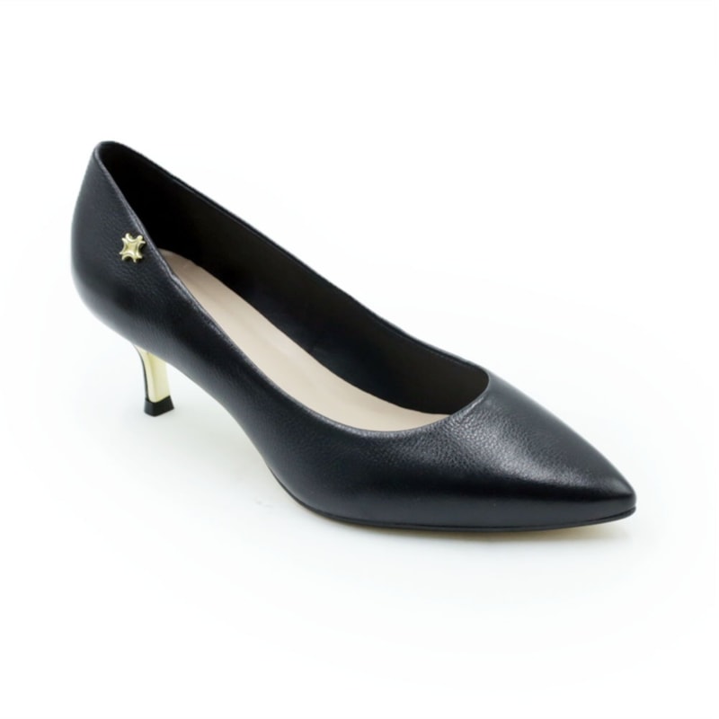 FEMININO SCARPIN MEDIO LUZ DA LUA  58060700 3 SAARA PRETO