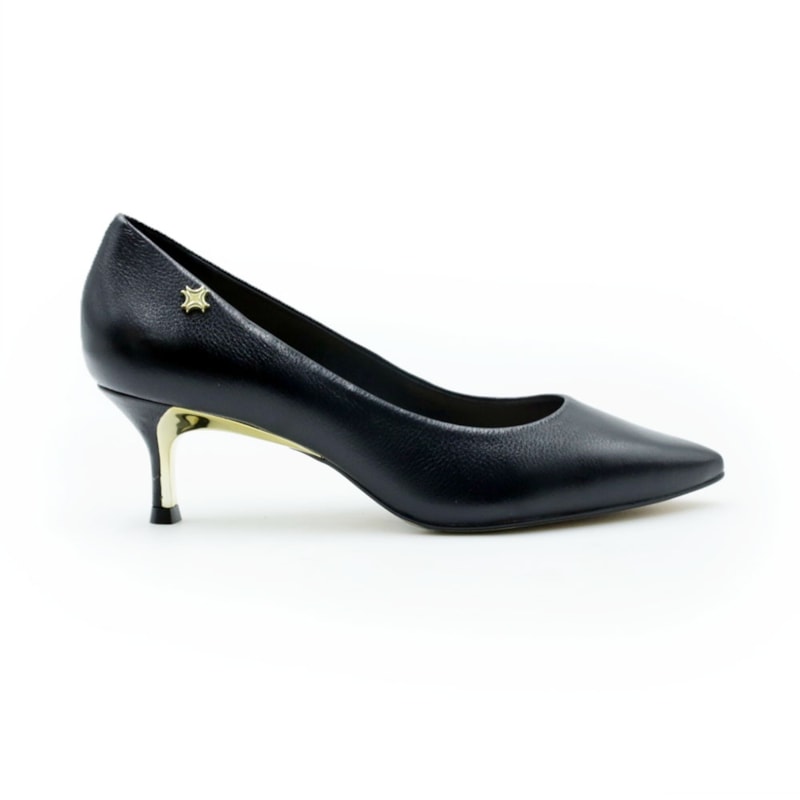 FEMININO SCARPIN MEDIO LUZ DA LUA  58060700 3 SAARA PRETO