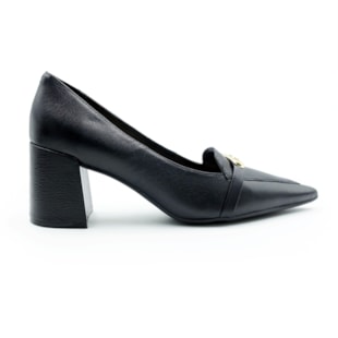 FEMININO SCARPIN MEDIO LUZ DA LUA 60330019 PRETO SAARA VIPERA