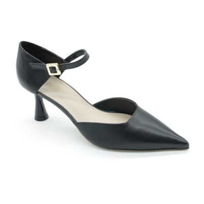 FEMININO SCARPIN MEDIO LUZ DA LUA 60750003 SAARA PRETO