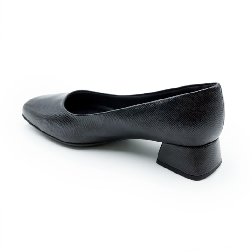 FEMININO SCARPIN MEDIO PICCADILLY  160055 138 LUX PRETO