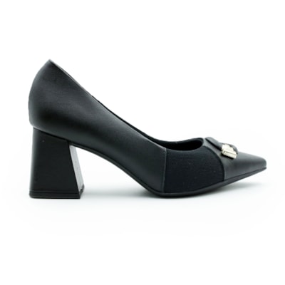 FEMININO SCARPIN MEDIO USAFLEX AL22006 PRETO LISO