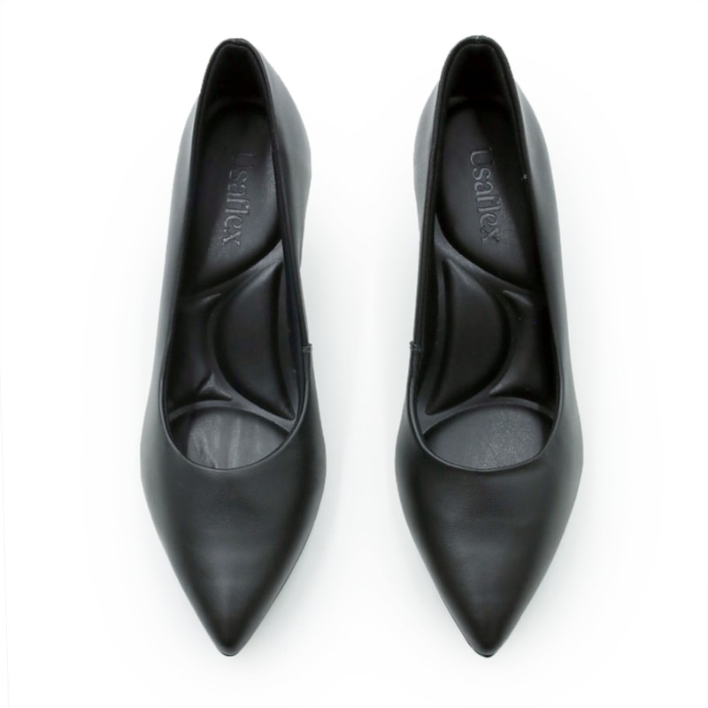 FEMININO SCARPIN MEDIO USAFLEX EP11001001 PRETO