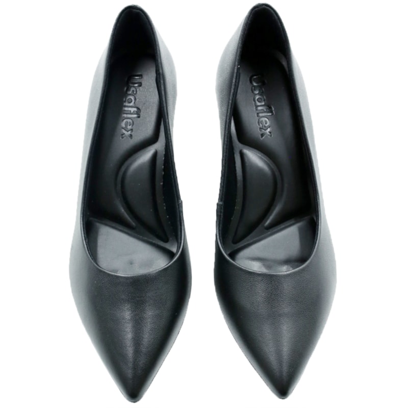 FEMININO SCARPIN MEDIO USAFLEX EP12001001 PRETO