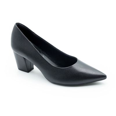 FEMININO SCARPIN MEDIO USAFLEX EP12001001 PRETO