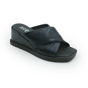 FEMININO TAMANCO ALTO AYEAYE 4381673 CRISTAL PRETO