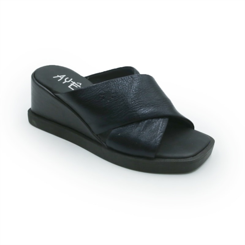 FEMININO TAMANCO ALTO AYEAYE 4381673 CRISTAL PRETO