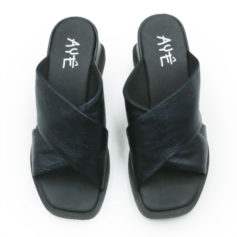 FEMININO TAMANCO ALTO AYEAYE 4381673 CRISTAL PRETO