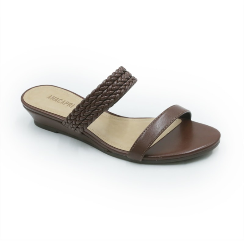 FEMININO TAMANCO ANABELA ANA CAPRI C3074300130004 BROWN SUGAR