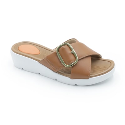 FEMININO TAMANCO ANABELA USAFLEX  AL43009005 DOCE DE LEITE