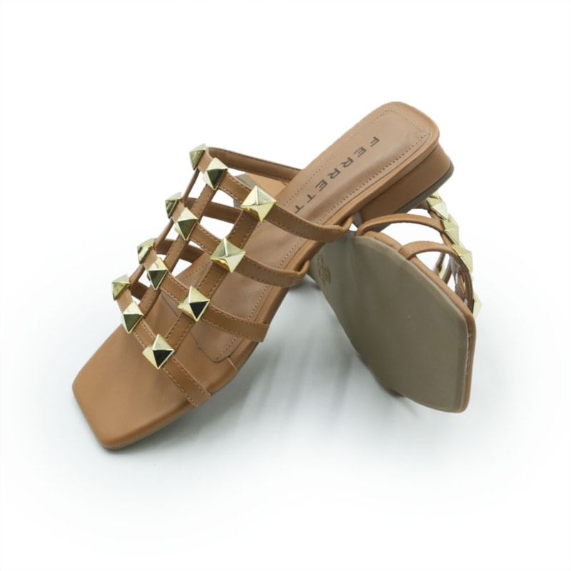 FEMININO TAMANCO BAIXO FERRETTI 1057743 NAPA AMBAR