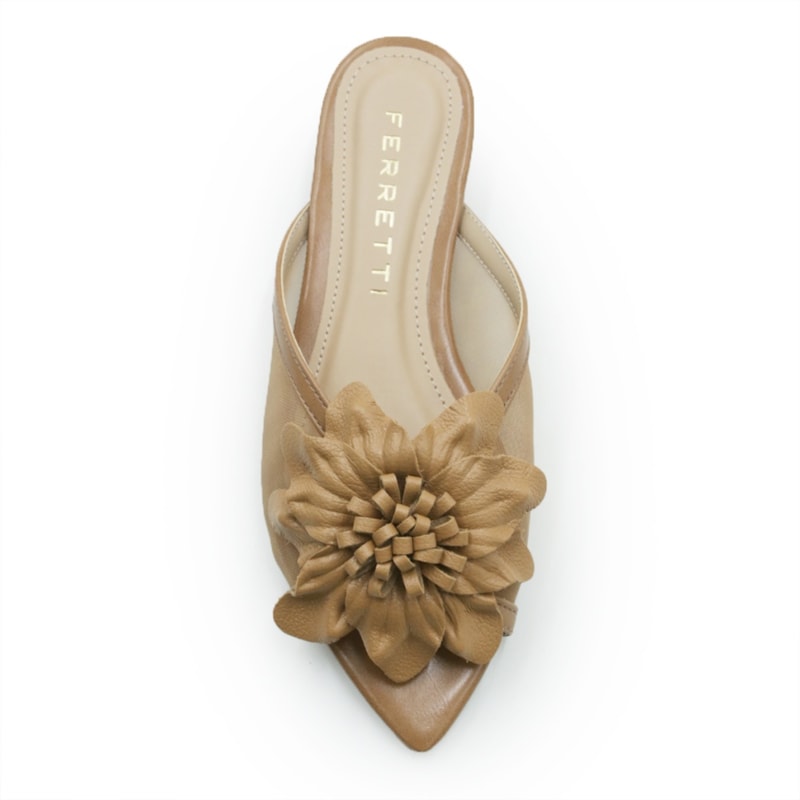 FEMININO TAMANCO BAIXO FERRETTI  1300136 MADRI CAPUCCINO