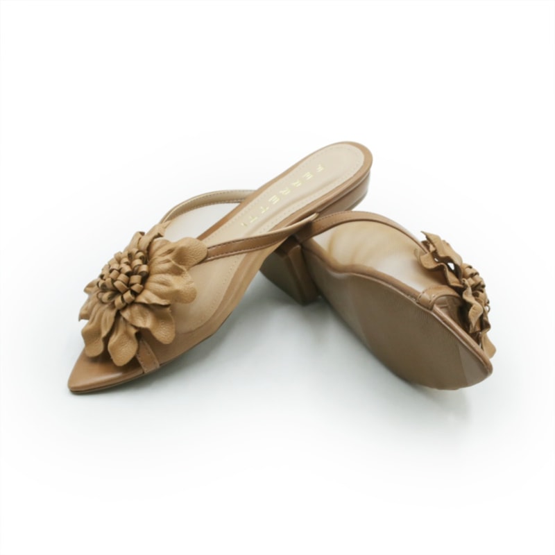 FEMININO TAMANCO BAIXO FERRETTI  1300136 MADRI CAPUCCINO