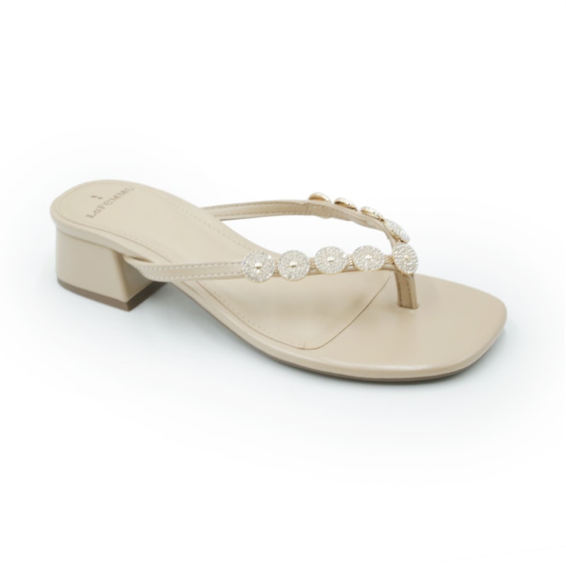 FEMININO TAMANCO BAIXO LA FEMME  62019 NAPA AREIA