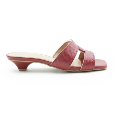 FEMININO TAMANCO BAIXO USAFLEX AN28003 VERMELHO ROUGE