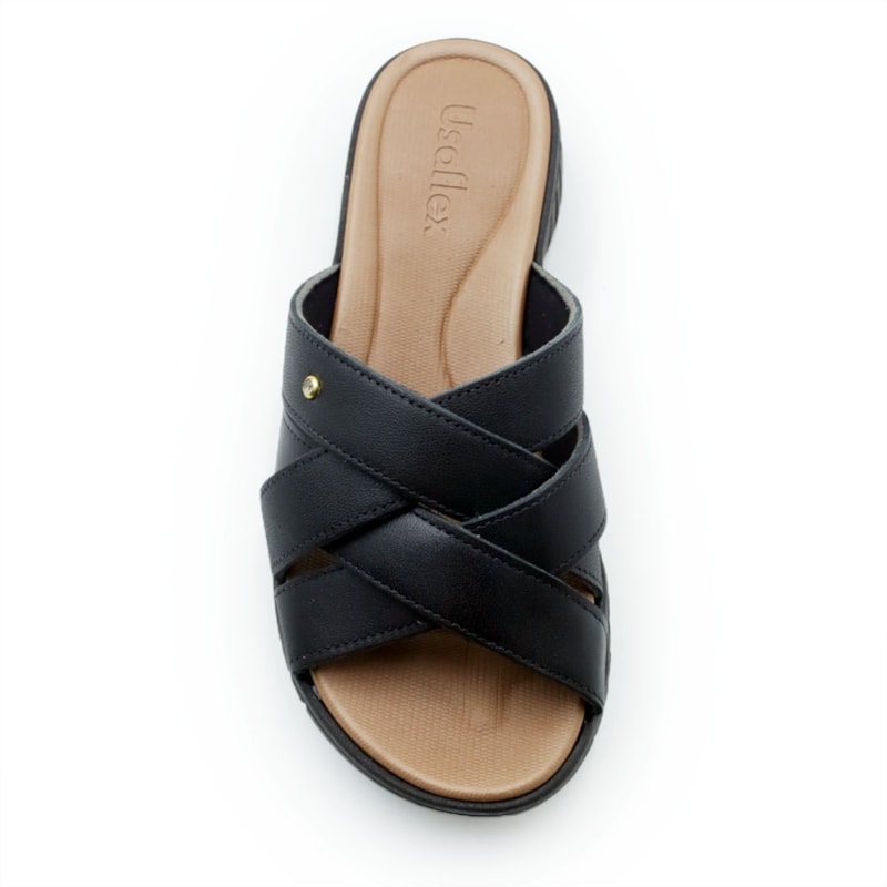 FEMININO TAMANCO BAIXO USAFLEX  UC21002005 PRETO