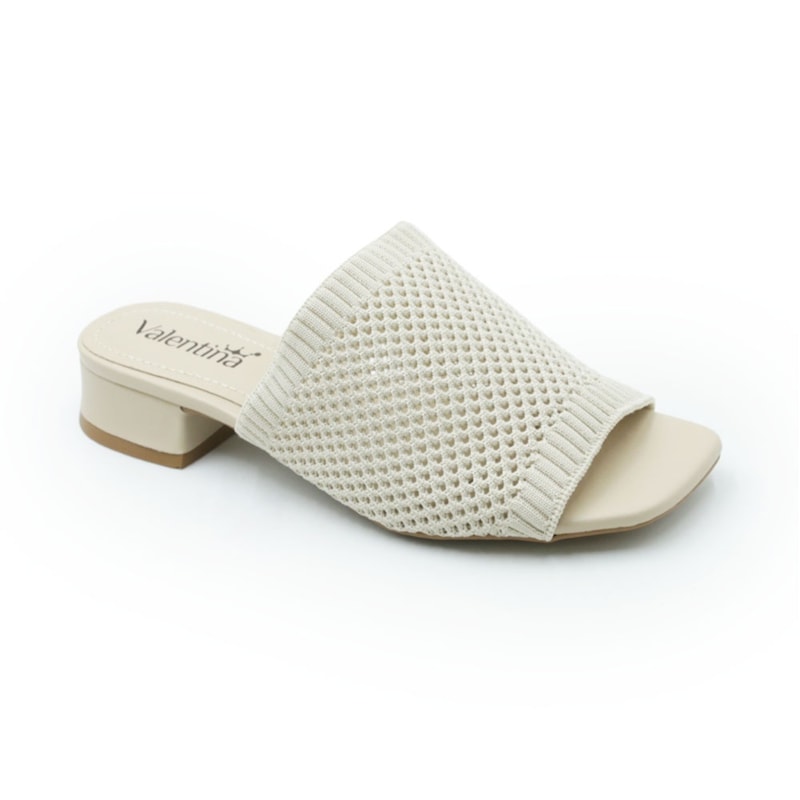 FEMININO TAMANCO BAIXO VALENTINA 455058 4 CREAM