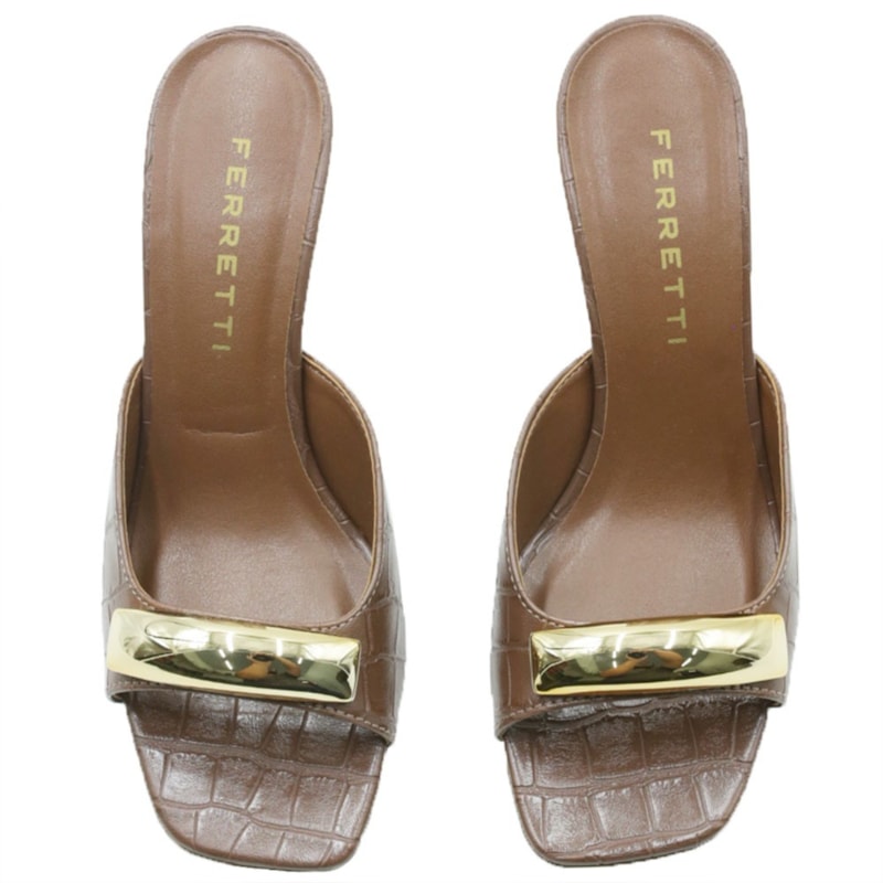 FEMININO TAMANCO MEDIO FERRETTI 534011741 LUKE CARAMELO