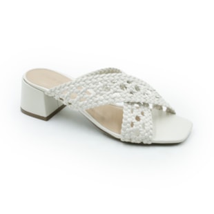 FEMININO TAMANCO MEDIO FERRETTI 54058 TRESSE OFF WHITE