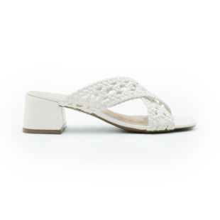 FEMININO TAMANCO MEDIO FERRETTI 54058 TRESSE OFF WHITE