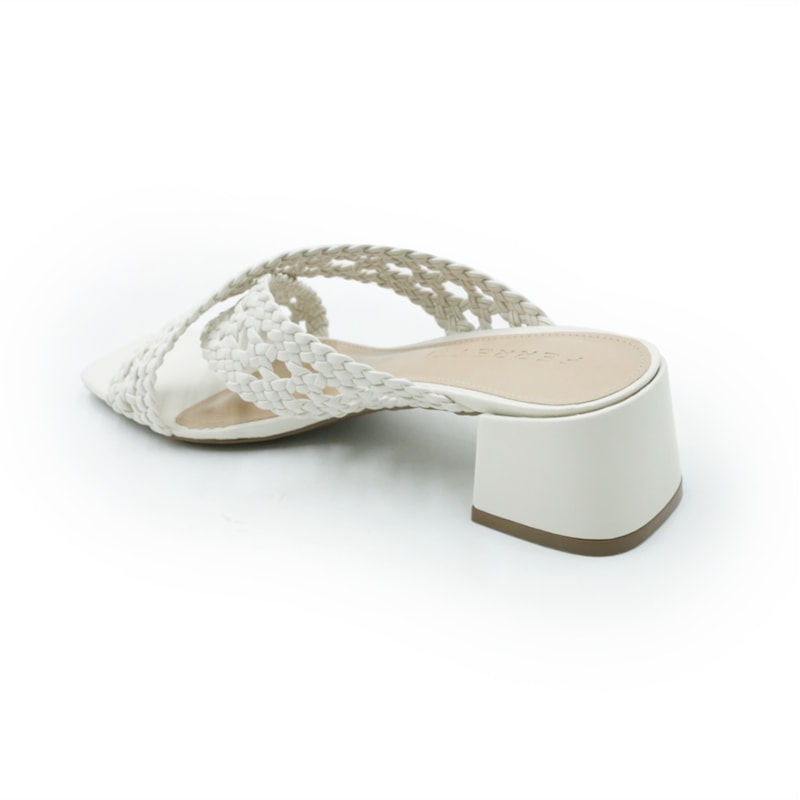 FEMININO TAMANCO MEDIO FERRETTI 54058 TRESSE OFF WHITE