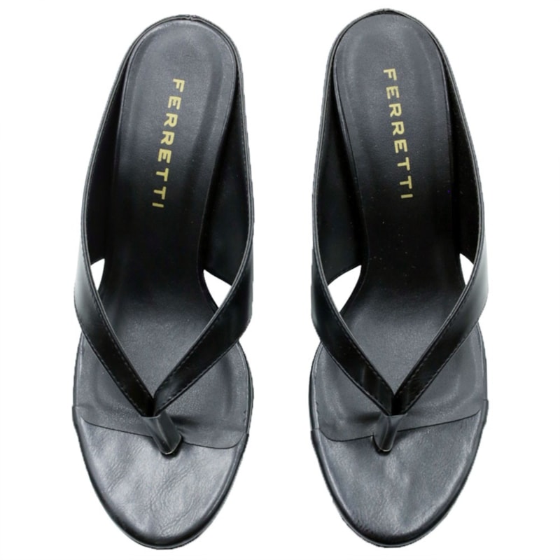 FEMININO TAMANCO MEDIO FERRETTI 540912273 MADRI PRETO