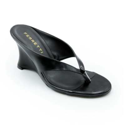 FEMININO TAMANCO MEDIO FERRETTI 540912273 MADRI PRETO