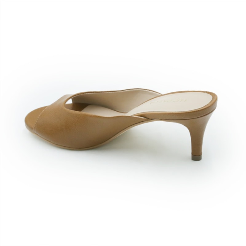 FEMININO TAMANCO MEDIO LUZ DA LUA 80840002 14 CARAMELO