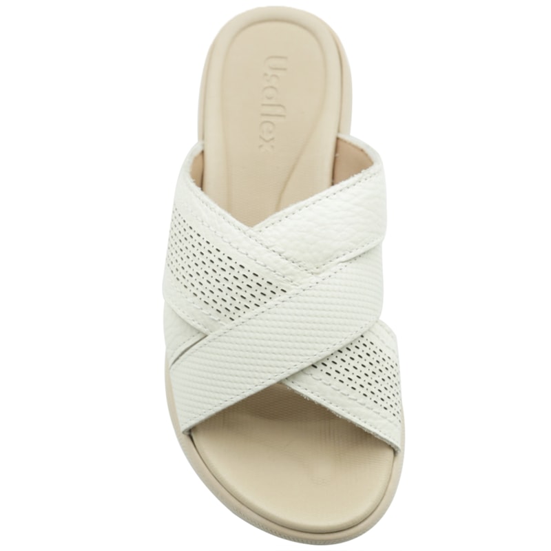 FEMININO TAMANCO MEDIO USAFLEX AL14008007 MARFIM