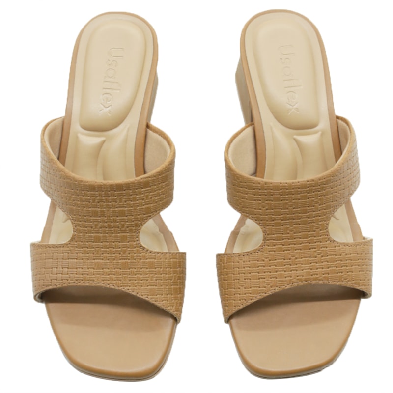 FEMININO TAMANCO MEDIO USAFLEX AM22001002 TAN