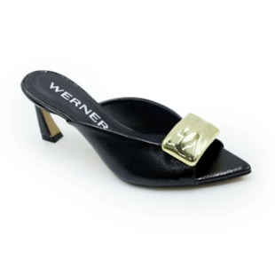 FEMININO TAMANCO MEDIO WERNER  15177067 VERNIZ SHOW OFF WHITE