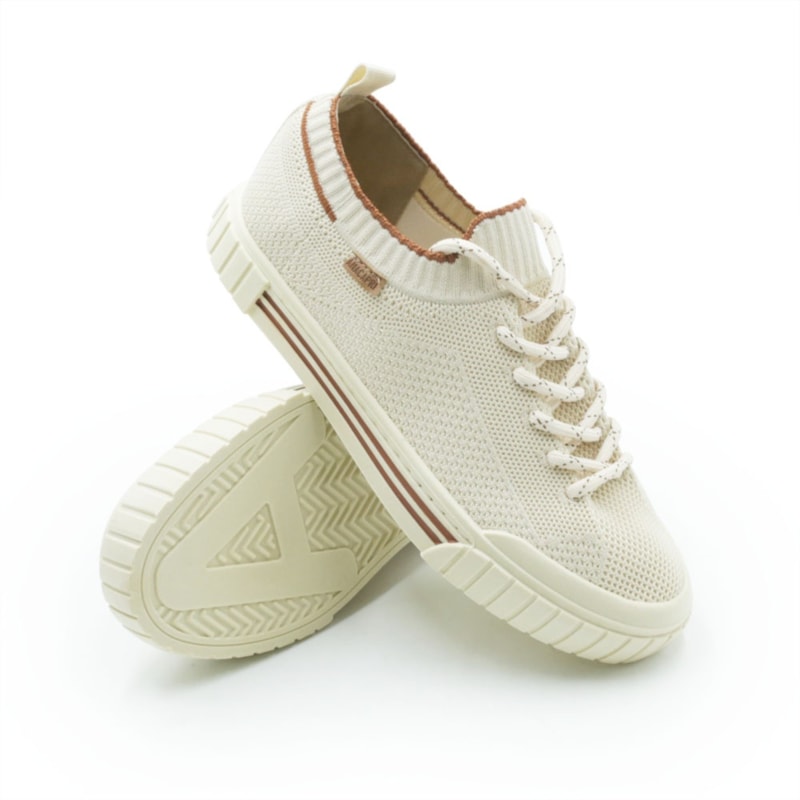FEMININO TENIS CASUAL ANA CAPRI C3040500050001 AC CRU-CUOIO/AC CRU