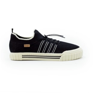 FEMININO TENIS CASUAL ANA CAPRI C3040500840003 PRETO OFF WHITE