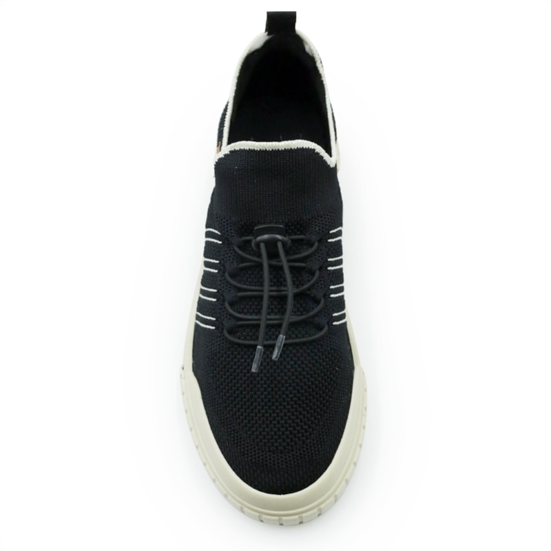 FEMININO TENIS CASUAL ANA CAPRI C3040500840003 PRETO OFF WHITE