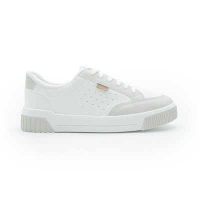 FEMININO TENIS CASUAL ANA CAPRI C3048300010039 BRANCO/AC NIQUEL